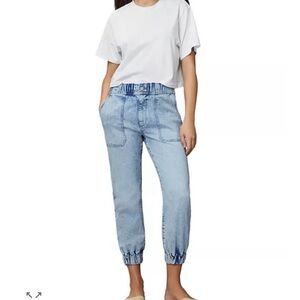 DL1961
Laura High Rise Jogger Jeans in Super Light
